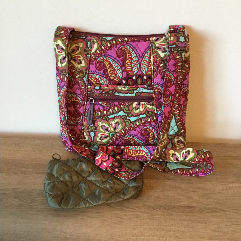 Vera Bradley Retired Resort Medallion Hipster Adjustable Crossbody & Pouch